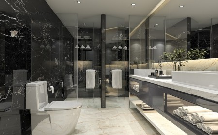 photo de salle de bain moderne style italien