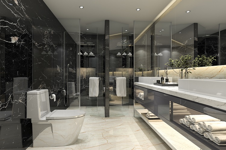 photo de salle de bain moderne style italien