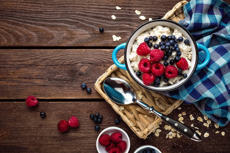 porridge baies rouges stimule le métabolisme