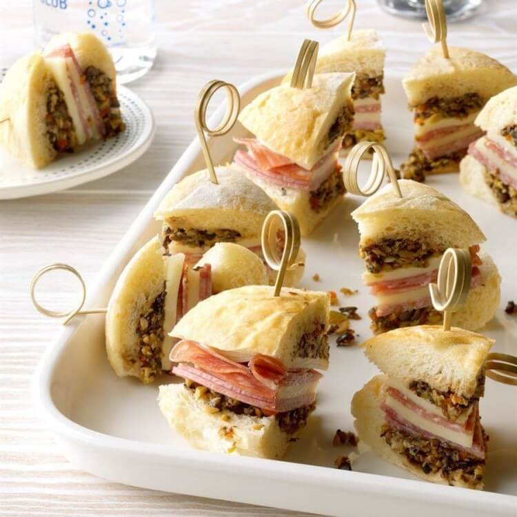 recette amuse-bouches sqns cuisson salés froids mini-sandwiches au salami