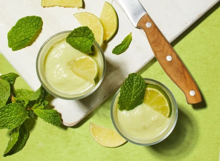 recette rapide jus anti-stress concombre avocat citron menthe