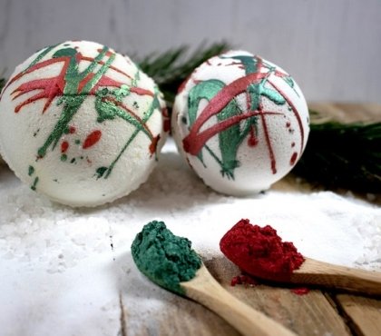 boules de bain maison bio pour noël idée cadeau noel meilleure amie beauty addict