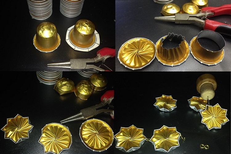 Bricolage Noël avec capsules Nespresso en 17 idées créatives