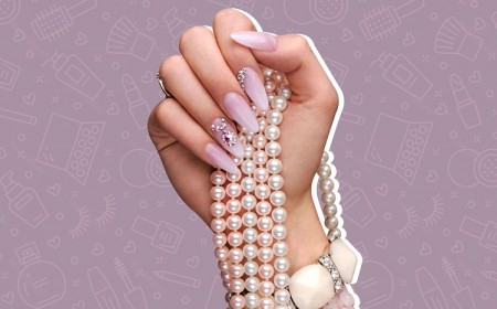 decoration ongles pour les fetes tendance milky nails manucure laiteuse pour nouvel an