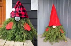 fabriquez des jolis gnomes en branches de sapin