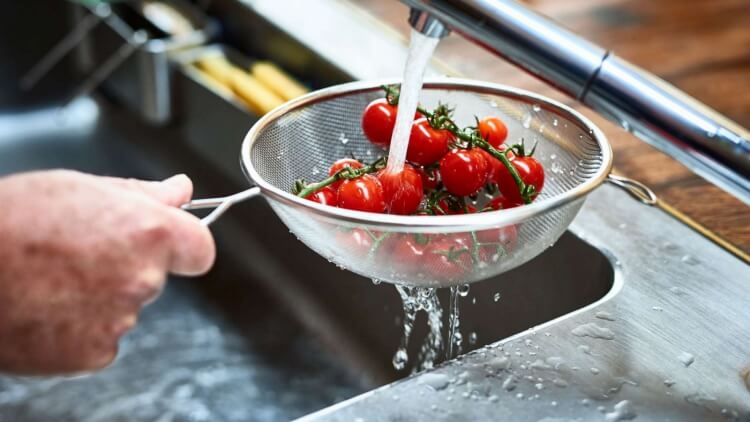 nettoyer fruits et légumes savon laver juste avant consommation