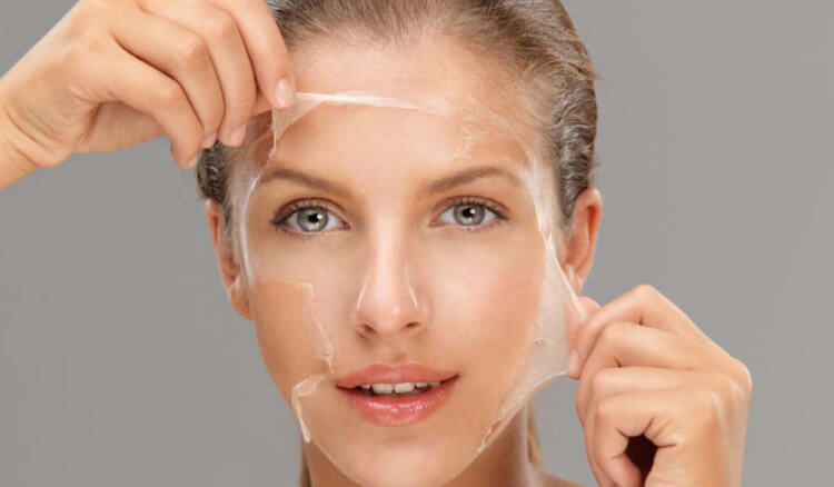 peeling chimique visage effet positif négatif peau