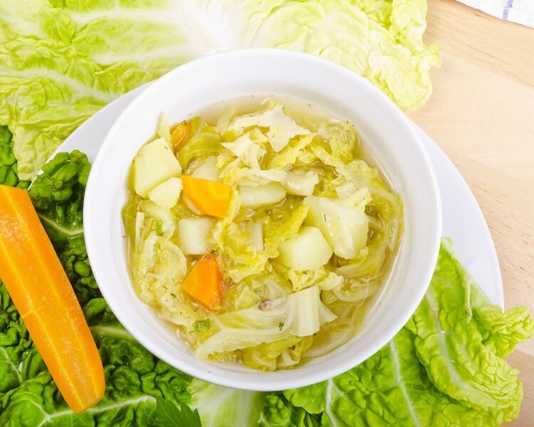 recette soupe aux choux mettre autres légumes