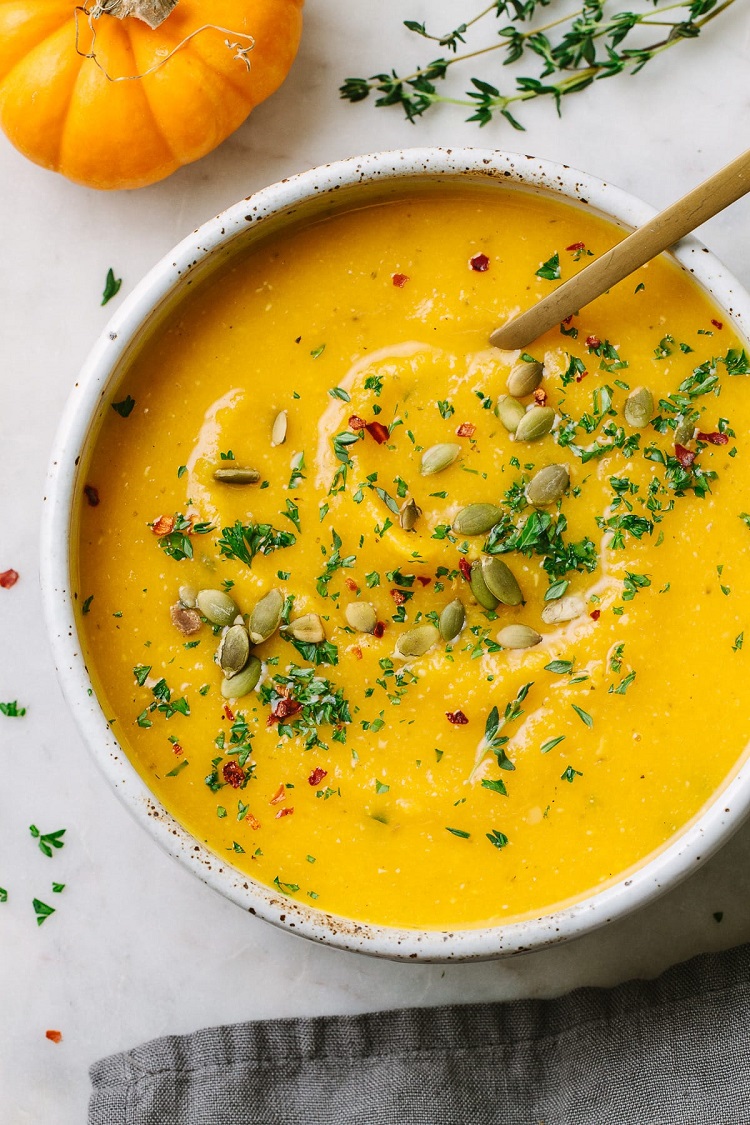 Pumpkin soup recipes with red lentils winter soups