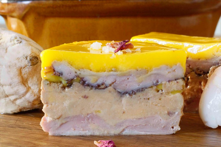 terrine foie gras caille délicatesse francaise magnifique