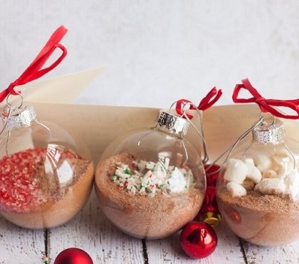 Boule de Noël chocolat chaud – un cadeau gourmand que l’on adore !