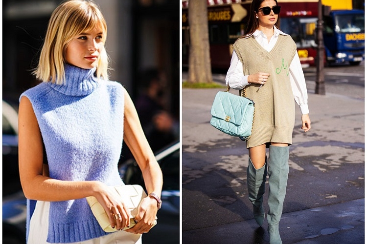 Pull sans manche - comment bien le porter cet hiver