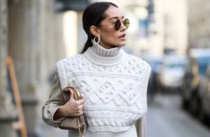 comment porter le pull sans manche avec style hiver 2020 2021