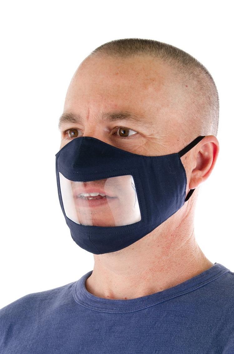 masque transparent pour hommes