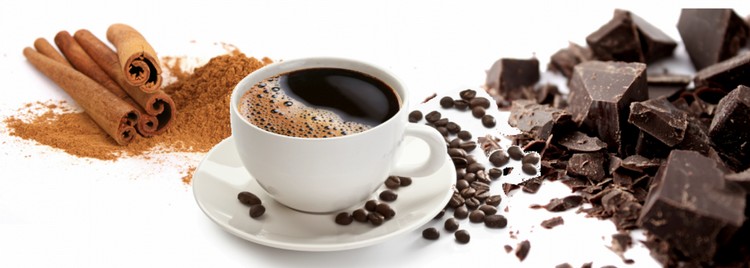 café cannelle chocolat noir coupe-faim santé délicieux