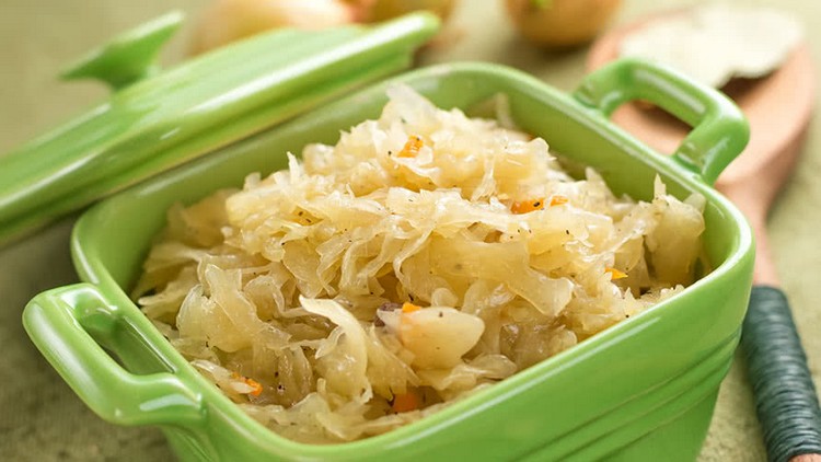 choucroute Sauerkraut aliments fermentés remèdes contre gueule bois