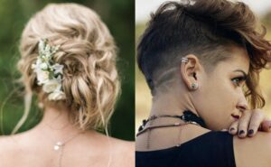 coiffure facile cheveux courts élégante rebelle boho