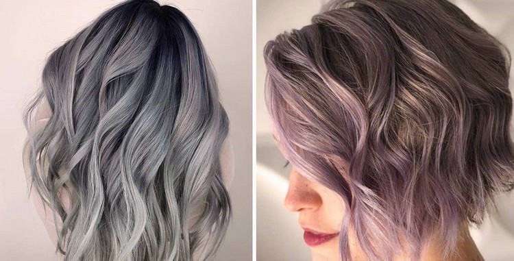 coloraton rose pastel smoky lob bob ombré tendance 2021