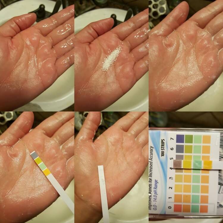 le pH de la peau tester kits domicile