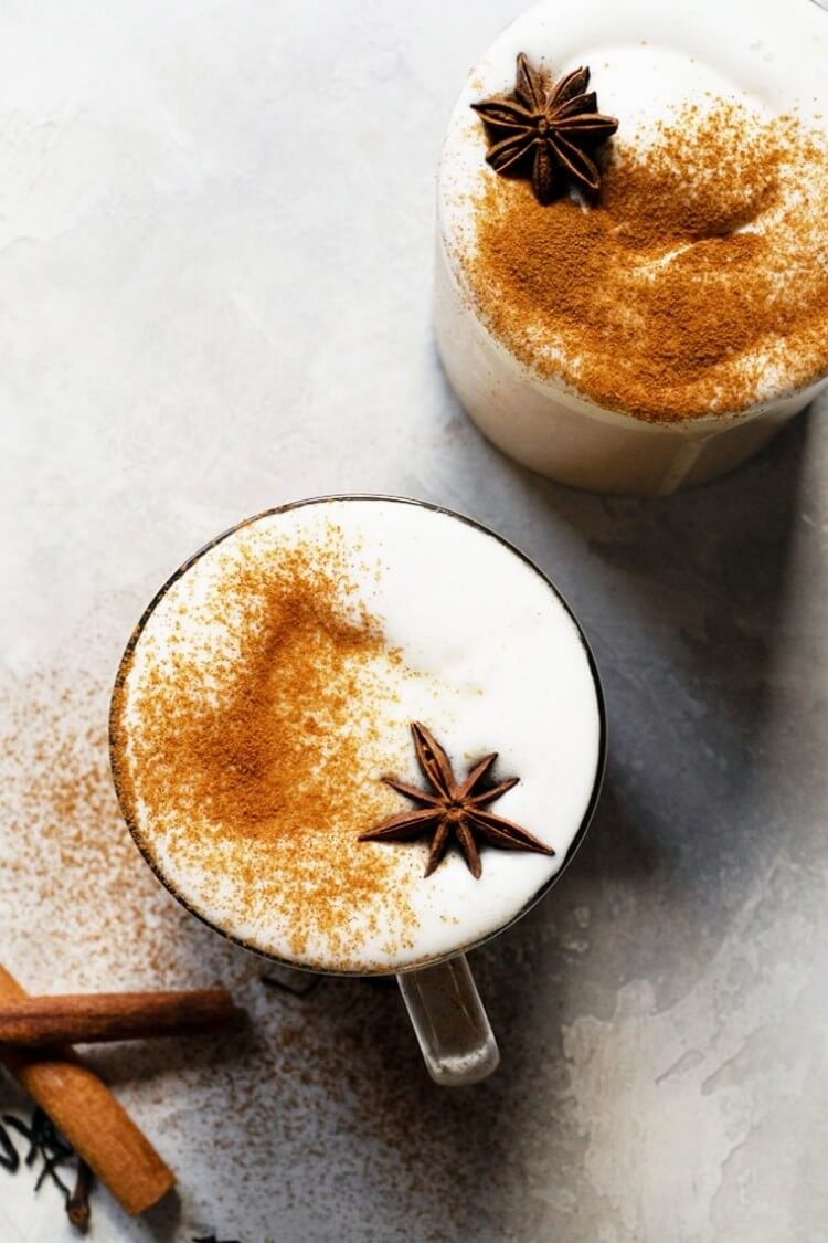 recette boisson chaude d'hiver chaï latte