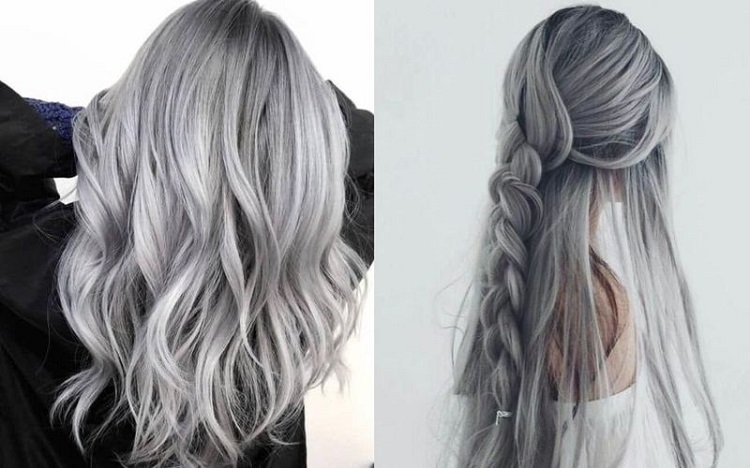 réussir la coloration cheveux gris argent idéale