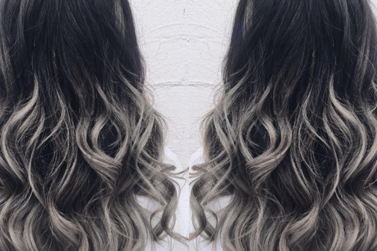 Balayage sur cheveux noirs - quelles sont les nuances à adopter