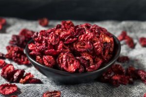 canneberges sechees vertus sante valeur nutritionnelle