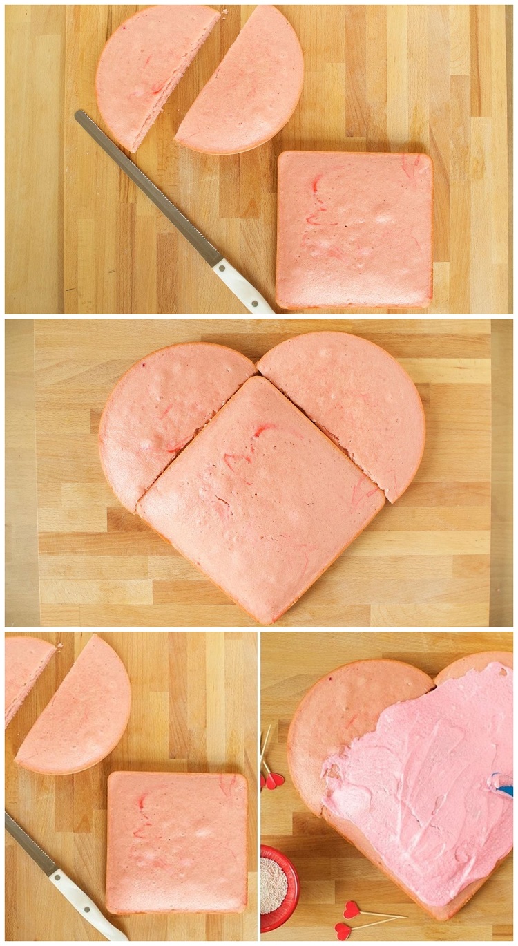 comment faire un gateau en forme de coeur sans moule pour la saint valentin