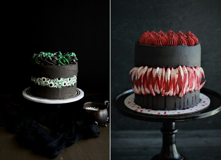 fault line cake halloween cake design gâteau faillé