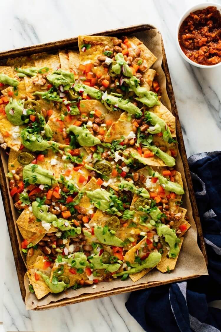 nachos recette facile version végétarienne