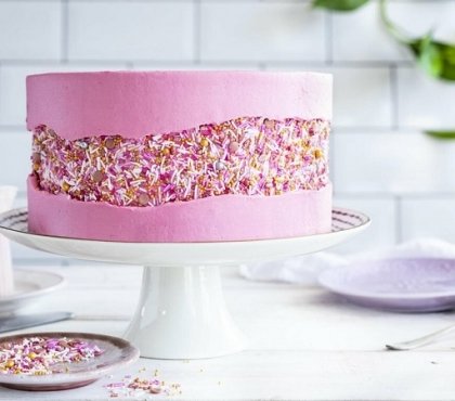 recette cake design gâteau fault line facile pour débutants