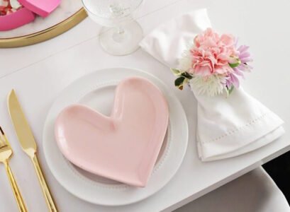 rond serviette fleurs fraiches diy