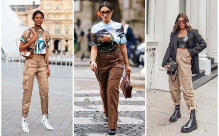 tendance pantalon baggy femme cargo pants printemps été 2021