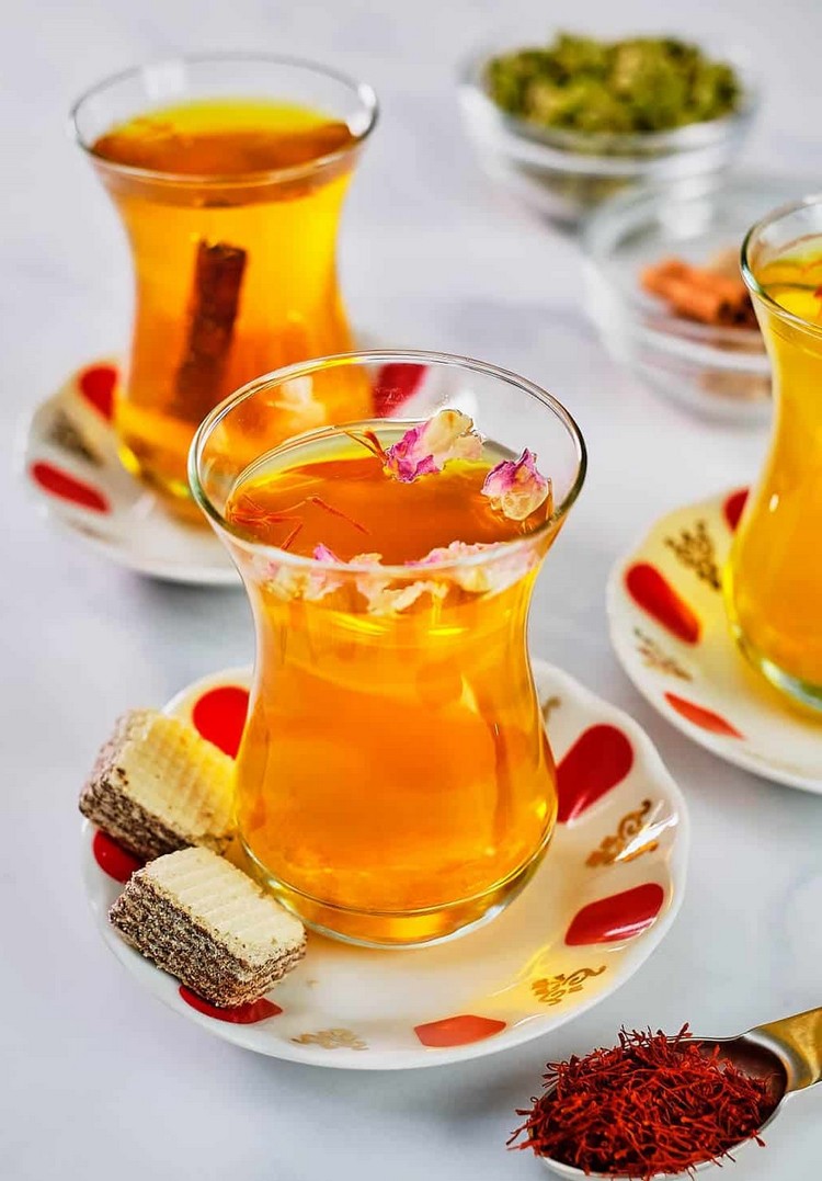 thé au safran quelle préparation vertus santé