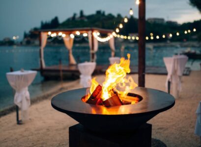 brasero terrasse barbecue soirees ete