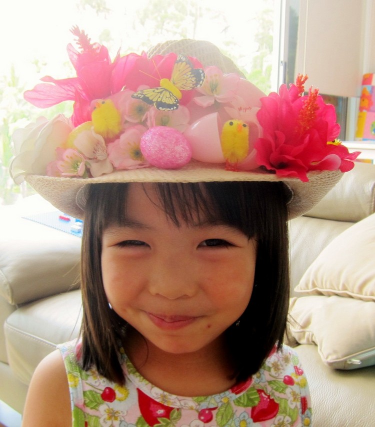 bricolage chapeau paques enfant tuto facile idées décoration