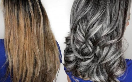 cheveux mi-longs coloration poivre et sel