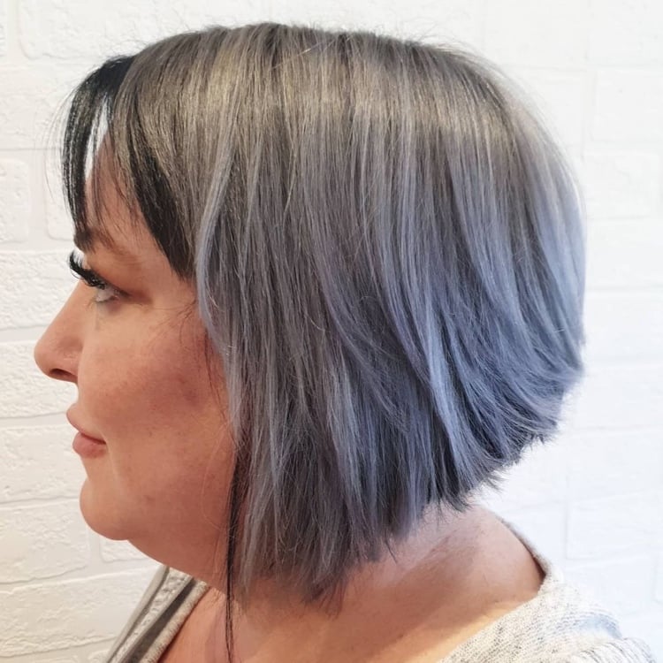 coloration cheveux courts femme 50 ans salt and pepper hair