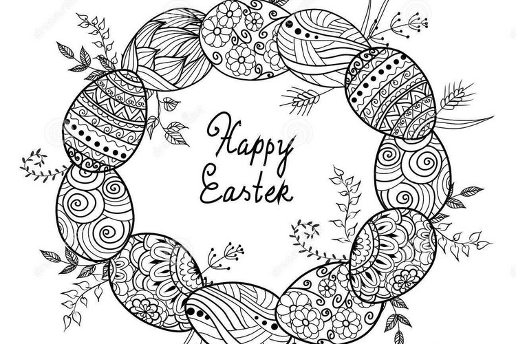 Mandala de Pâques pour adultes - 35 coloriages à imprimer gratis
