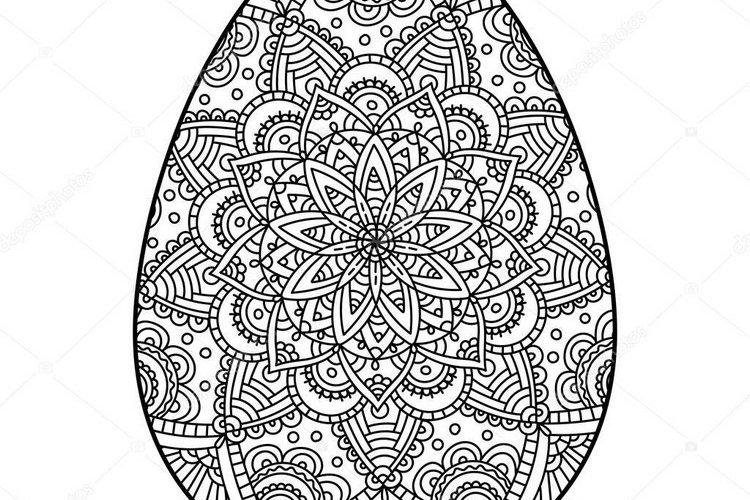 Mandala de Pâques pour adultes - 35 coloriages à imprimer gratis