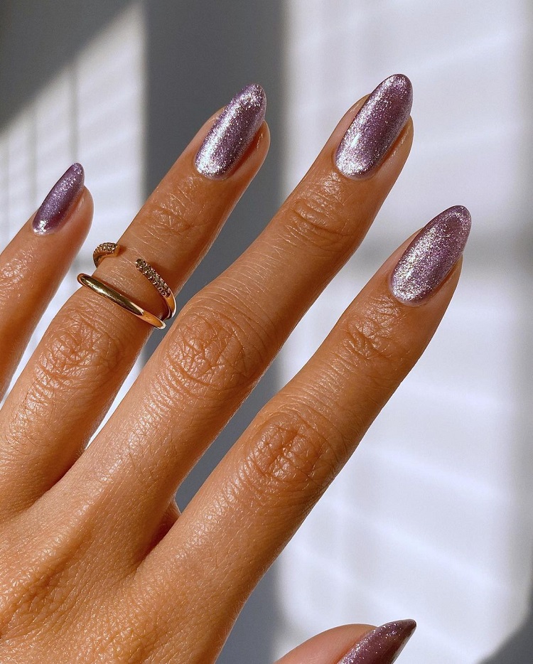 ongles effet velours tendance instagram nail art velvet nails