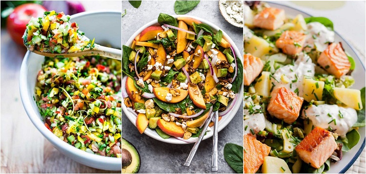 recettes salades healthy hiver printemps astuces topping salade