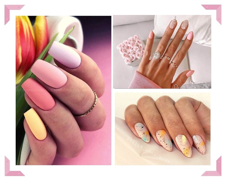 spring nails 2021 déco ongle facile