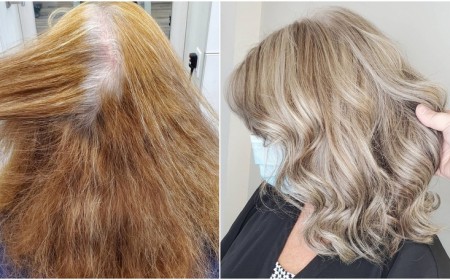 techniques pour réaliser des mèches sur cheveux gris