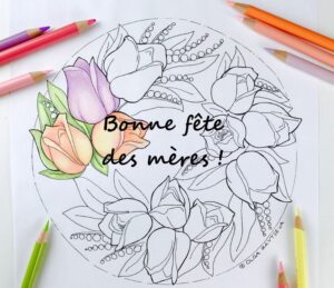 bonne fete meres 20 coloriages imprimer gratuitement