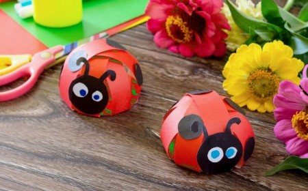 comment fabriquer une coccinelle en papier