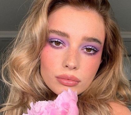 fard a paupiere violet lilas lavande tendance maquillage été 2021 ombre a paupiere violet