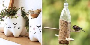 idées diy activités manuelles sur le récyclage bouteille plastique pour enfants