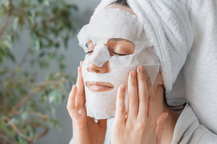 masque tissu impregner reutilisable soins visage zero dechet