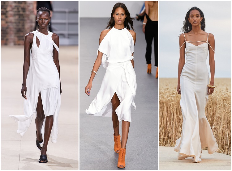 mode printemps été 2012 tenues minimalistes en blanc